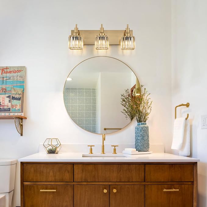 Gold Bathroom Vanity Lights - Image 6