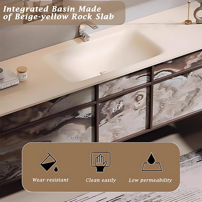 76IN Modern Bathroom Vanity - Image 5
