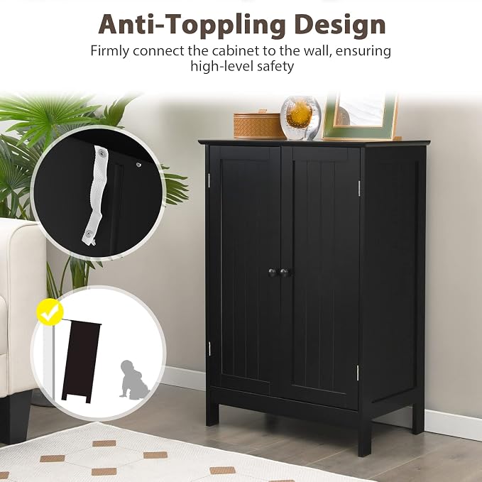 Tangkula Freestanding Storage Cabinet - Image 7