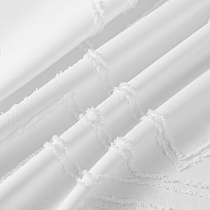 ROSERY No Hook Shower Curtain - Image 9