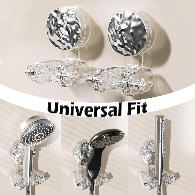 Inchant Suction Cup Shower Head Holder Universal ABS Suction Cup Shower Head - Image 2