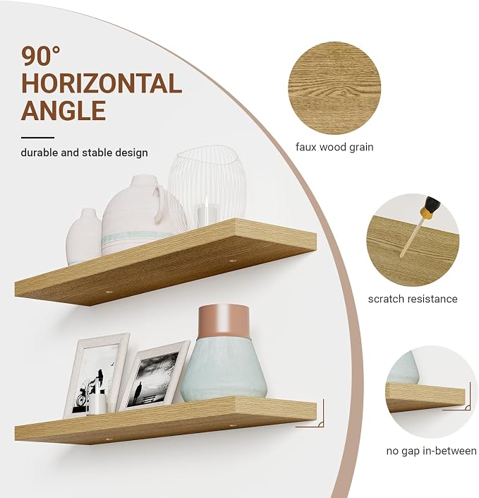 Heimlove 40 Inches Floating Shelves - Image 5