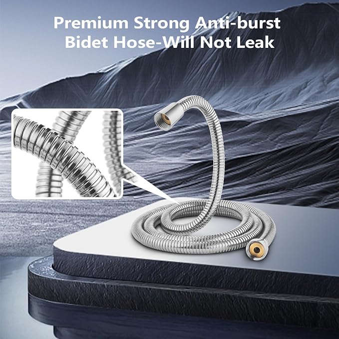 BARROCK Chrome Handheld Bidet Sprayer - Image 7