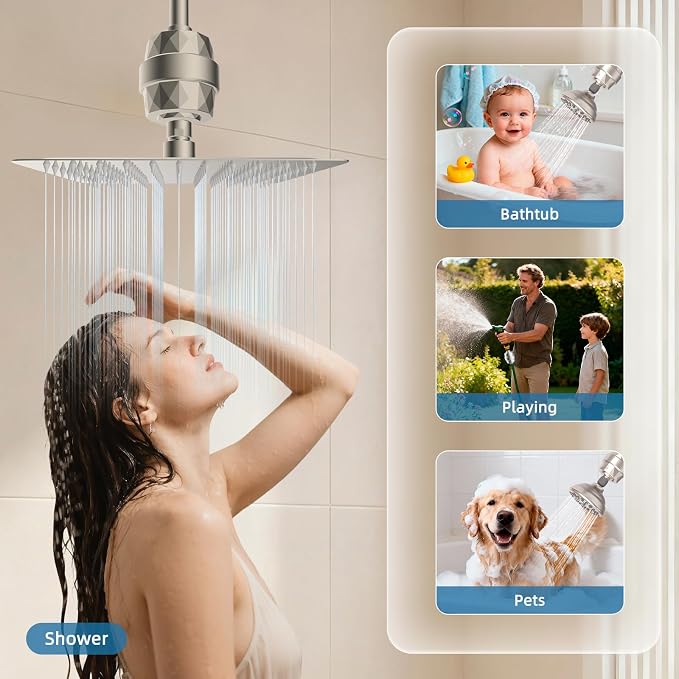 iFealClear Shower Head Filter, High Output Shower Filter - Image 6