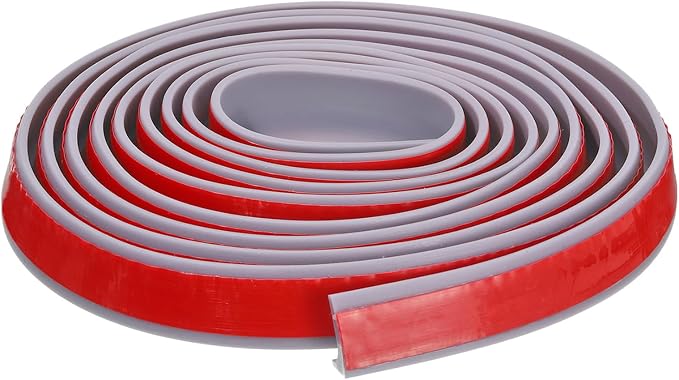 118"x0.8"x0.5" Collapsible Shower Barrier Stopper by DTGN