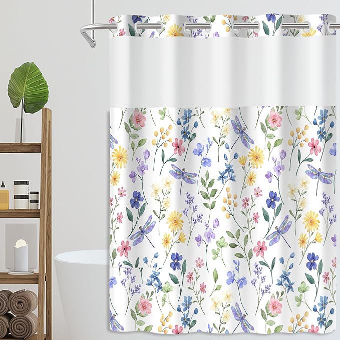 No Hook Shower Curtain Set - Image 8