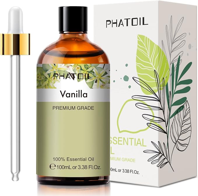 PHATOIL Vanilla Essential Oil 100ML, Vanilla Essential Oils - Image 3
