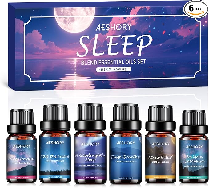 Sleep Essential Oils Set, Natural Essential Oil by AeshoryLiveLikePoetry