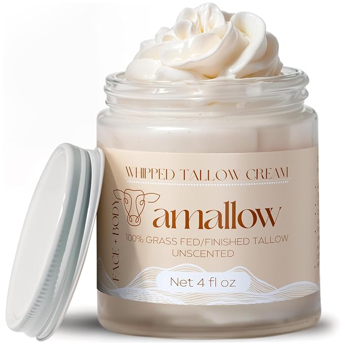 Amallow 100% Grass Fed Beef Tallow by AmallowNaturalSkincare