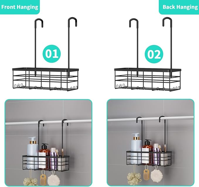 HapiRm Hanging Shower Caddy Organizer - Image 4