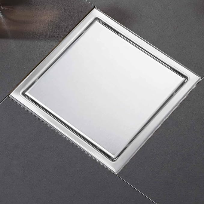 4 Inch Square Shower Floor Drain, Shower Drain Kit - Image 2