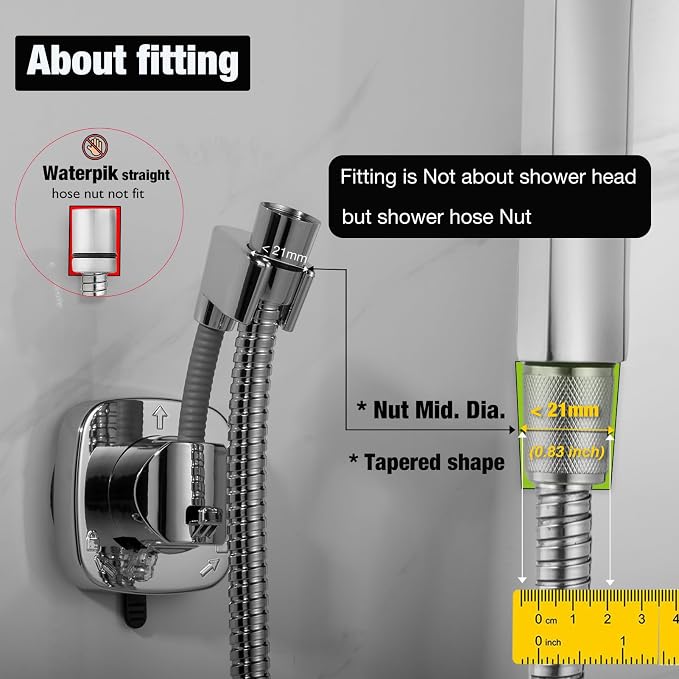 Suction Cup Handheld Shower Head Holder - Image 5