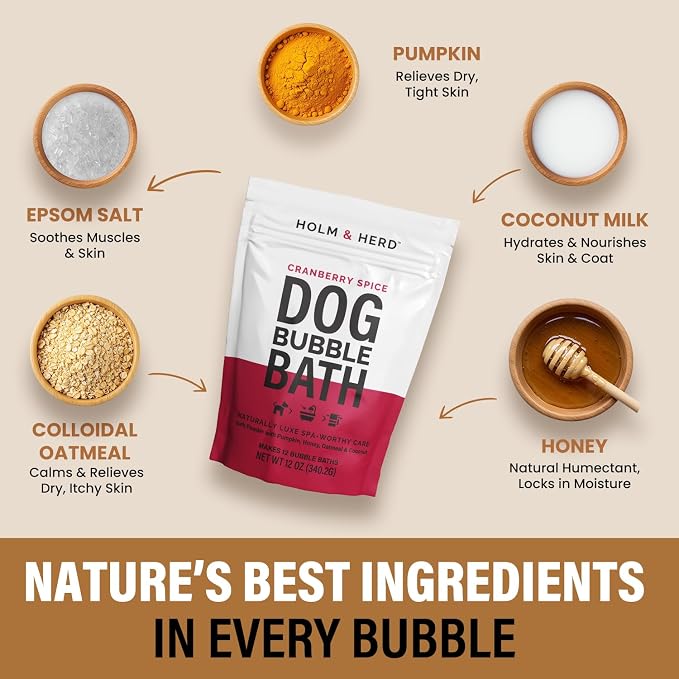 Dog Shampoo Alternative – Oatmeal & Honey Puppy Bubble Bath - Image 4