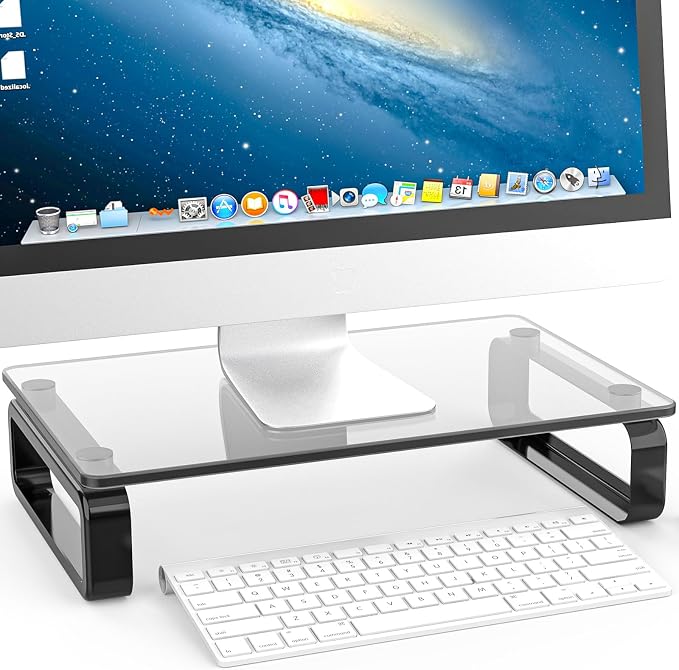 Hemudu Computer Monitor Stand Riser Multi Media Desktop Stand by HEMUDU