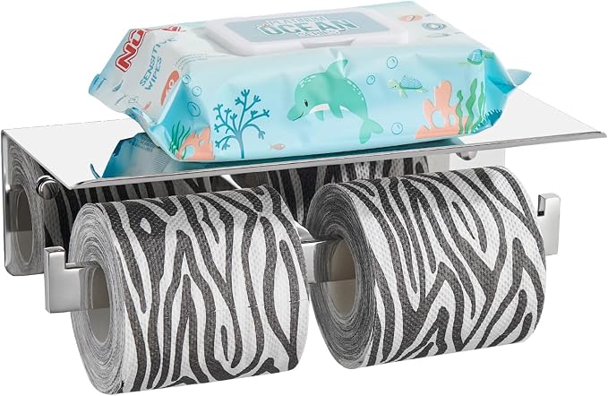 Angle Simple Double Toilet Paper Holder by AngleSimple