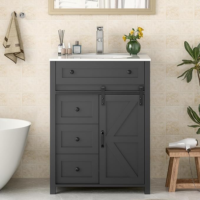 Vabches 24 Inch Bathroom Vanity by Vabches