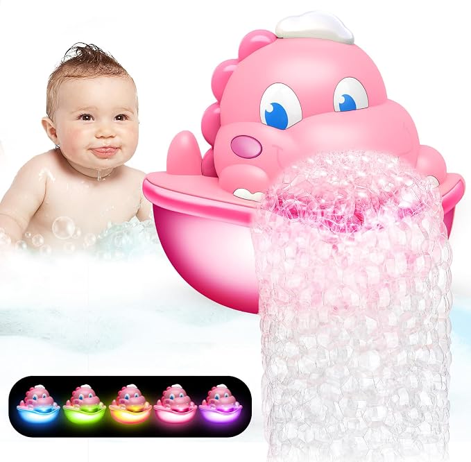 Baby Bath Toys Light Up Bath Bubble Machine by Unknown