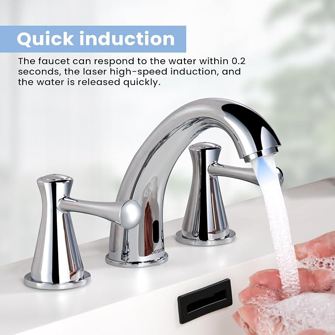 Touchless Bathroom Faucet for 3 Holes - Image 5