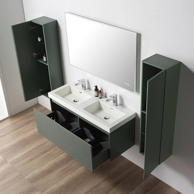Blossom 48 Inch Double Sink Bathroom Vanity - Image 4
