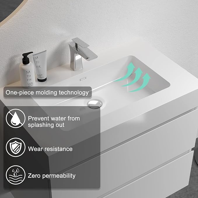 Alice 30Inch Modern Bathroom Vanity - Image 3