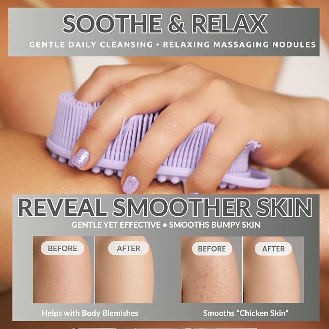 Body Face Scrubber Set Silicone - Image 9