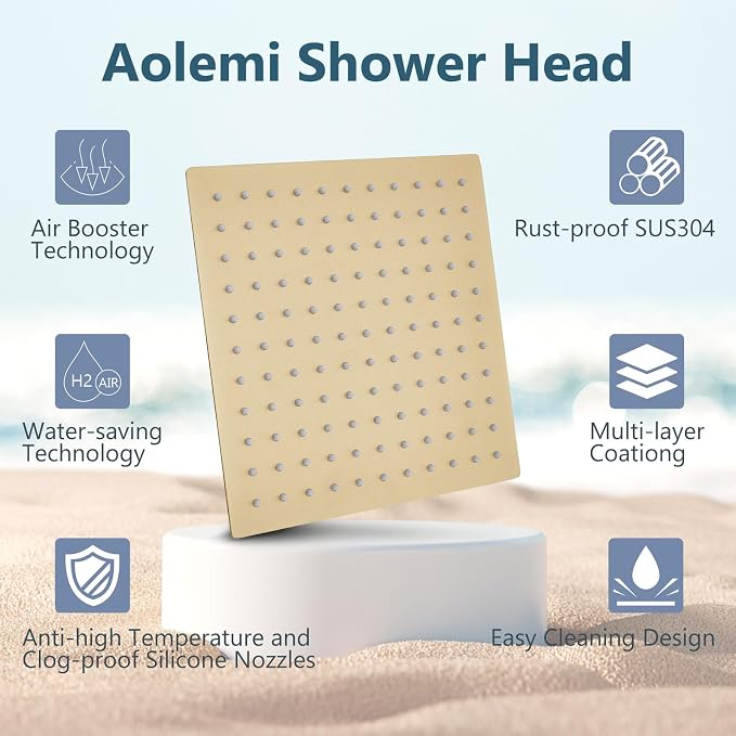 Aolemi Shower Faucet Set, High Pressure Shower System - Image 5