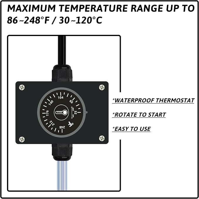 1800W Immersion Water Heater Portable Electric Bathtub & Pool Submersible Water - Image 3