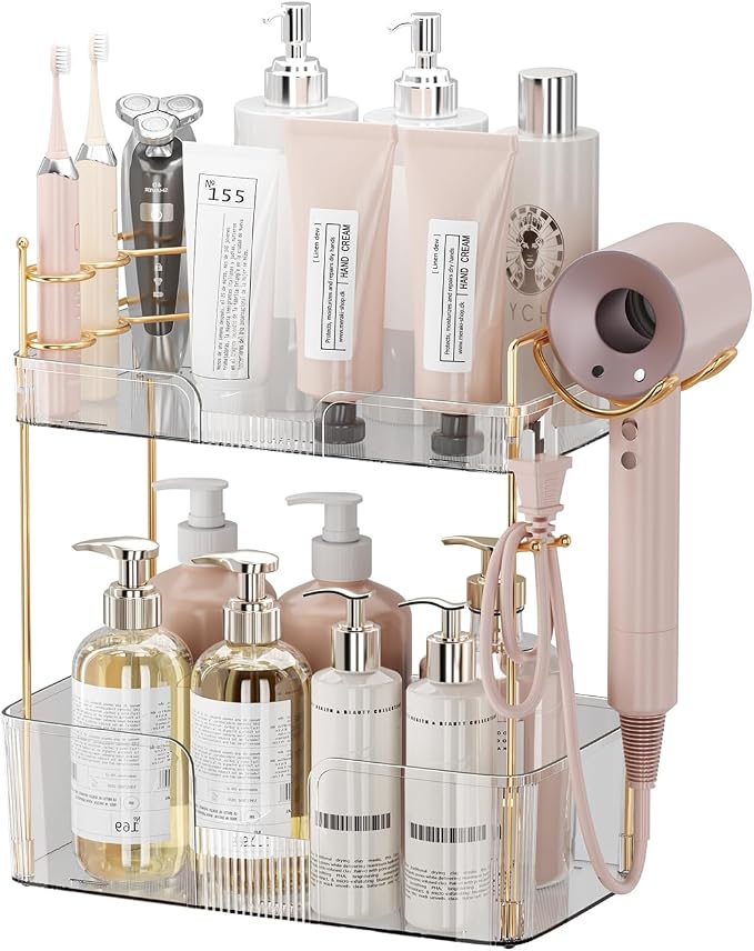 2-Tier Bathroom Counter Organizer by SHUANGQING