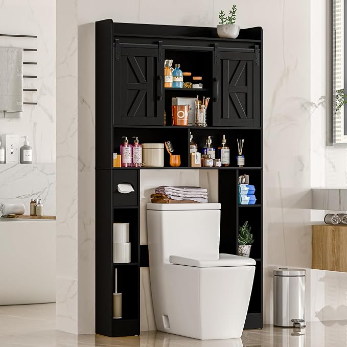 Farmhouse Storage Cabinet Over Toilet - Image 7
