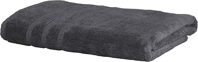Mosobam Luxury Turkish Bath Towels 30X58 Charcoal Gray 700 GSM Bamboo Viscose & by Mosobam