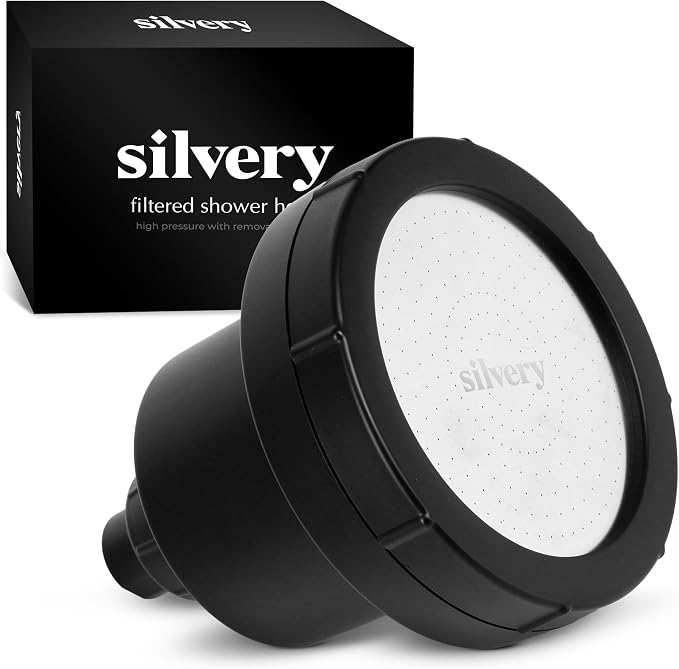 Silvery High Pressure Filtered Shower Head by Silvery