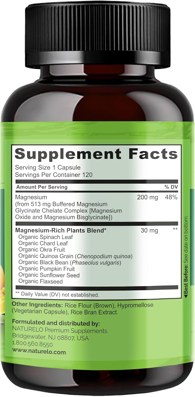 NATURELO Magnesium Glycinate Chelate Complex - Image 6