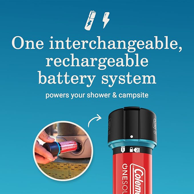 Coleman OneSource Rechargeable Outdoor Camping Gear: Camp Shower, Cordless - Image 2