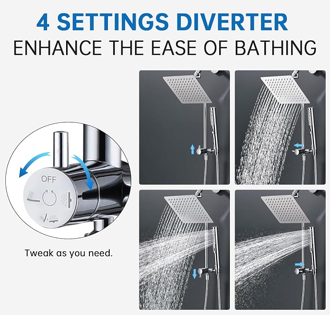 G-Promise All Metal Shower Diverter - Image 5