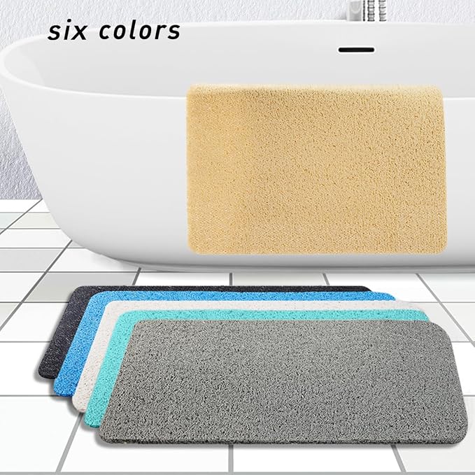 Asvin Soft Textured Bath, Tub Mat, 24x16 Inch, Phthalate Free, Non Slip Comfort - Image 6