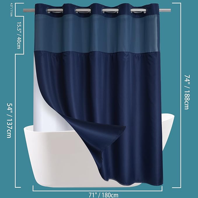 Conbo Mio No Hook Shower Curtain - Image 6