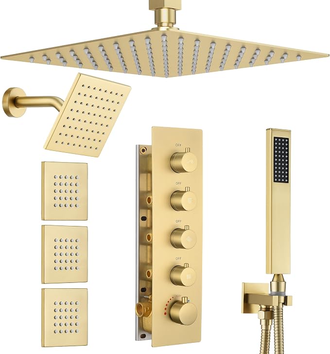 Thermostatic Dual Shower System by JetsBath