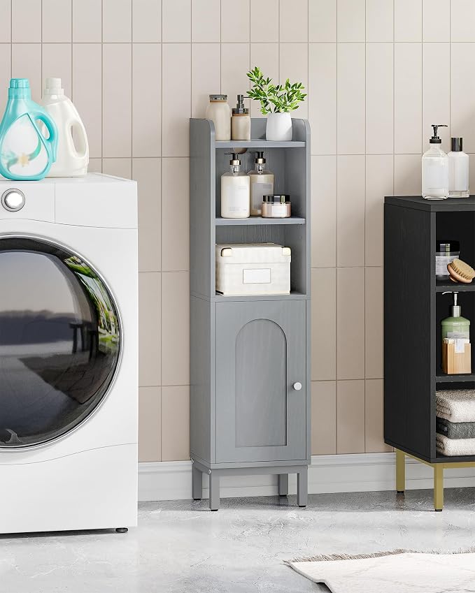 Bathroom Storage Cabinet, Small Corner Floor Cabinet - Image 5