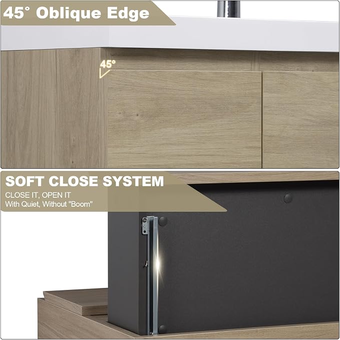 Floating Vanity Bathroom, 48 Inch Bathroom Vanity - Image 6