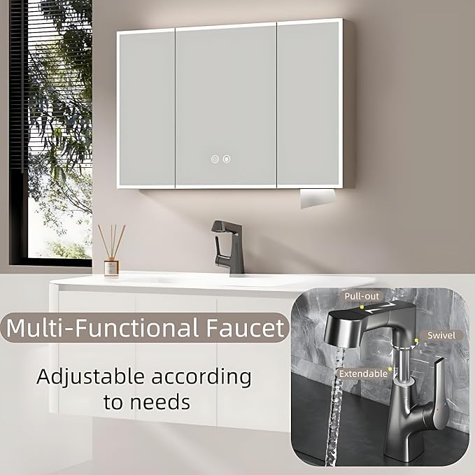 Bathroom Cabinet with Sink - Image 7