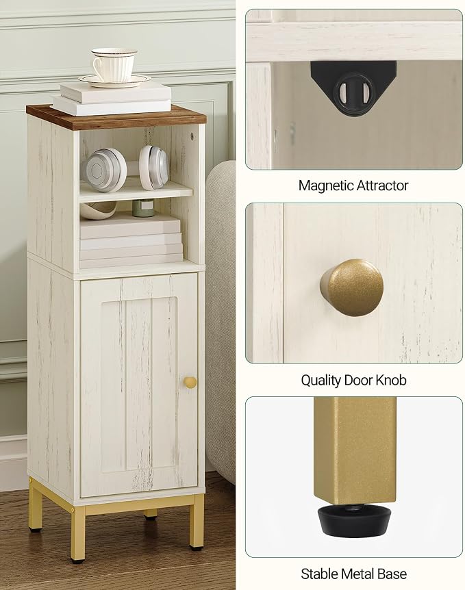 Bathroom Storage Cabinet, Corner Floor Cabinet - Image 6
