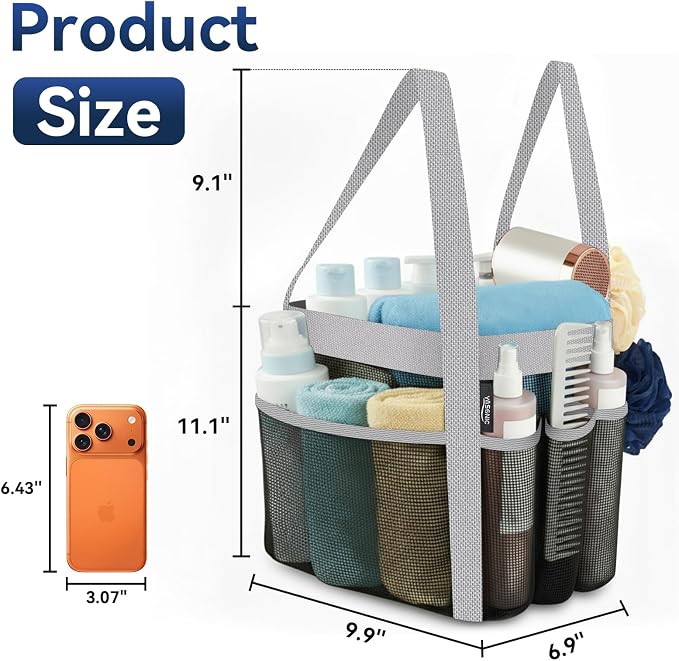 YASONIC Mesh Shower Caddy Portable - Image 3
