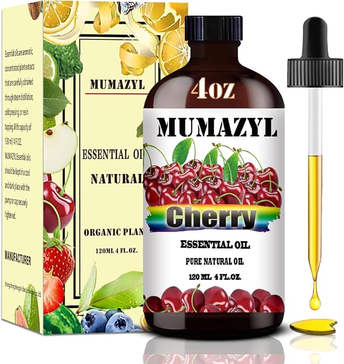 Cherry Essential Oil, Cherry Oil 4 Fl Oz 120ML by MUMAZYLESSENTIALOIL