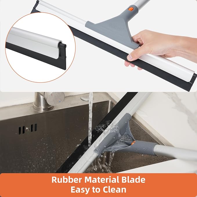 Eazer Floor Squeegee Broom: Heavy Duty Scrubber - Image 5