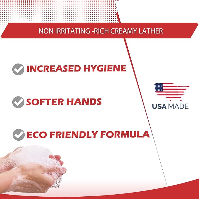 GreenFist Foaming Hand Soap Refills Strawberry Scent Jug Foam Refill Made in USA - Image 4