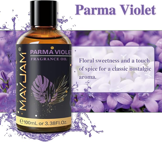MAYJAM 100ML/3.38FL.OZ Parma Violet Fragrance Oils - Image 4
