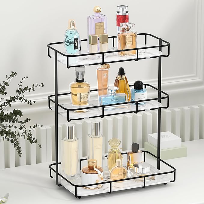 Bathroom Organizer Countertop Perfume Organizer Makeup Organizer Cosmetics by Dobbyby