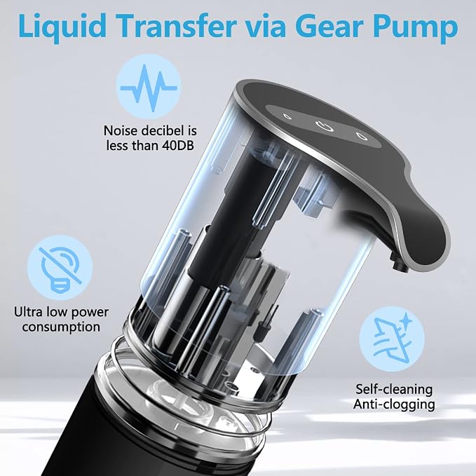 YIKHOM Automatic Liquid Soap Dispenser, Touchless Dish Dispenser, 5 Level - Image 4