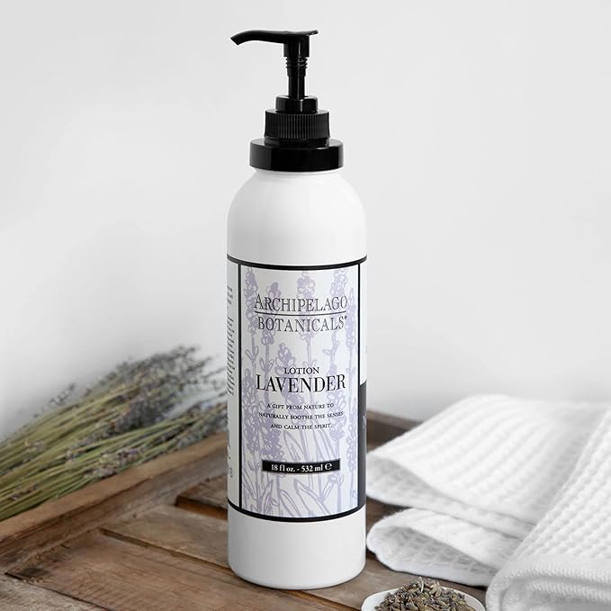 Archipelago Botanicals Lavender Lotion, Luxurious and Hydrating Lotion - Image 3