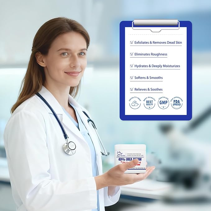 40% Urea Foot Cream with 2% Salicylic Acid, Urea Cream 40 Percent - Image 7